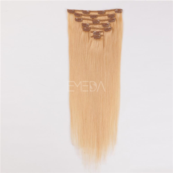 Clip in human hair extensions 90g WJ069